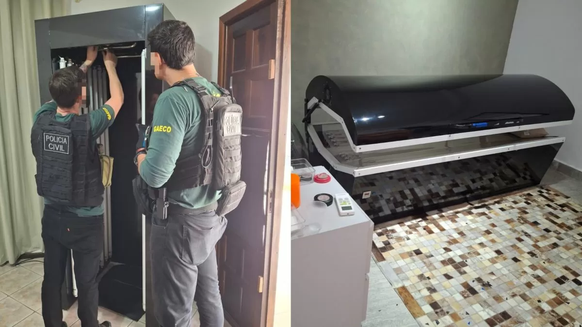 Operação em Indaial apreende equipamentos de bronzeamento artificial com radiação UV