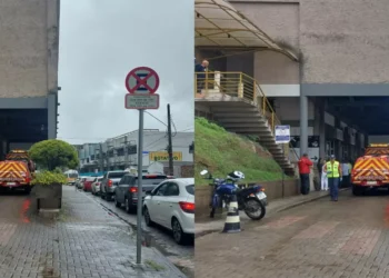 Adolescente de 13 anos é atropelada por motocicleta no Centro de Blumenau