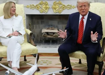 Em reunião na Casa Branca, Trump e Giorgia Meloni reforçam parceria entre EUA e Itália