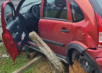 Homem é preso por embriaguez ao volante após acidente de trânsito em Rio dos Cedros
