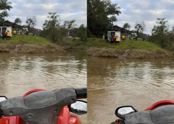 Corpo de homem desaparecido no Rio Itajaí-açu é localizado em Gaspar após 7 dias de busca