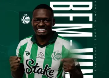 Volante Hudson, emprestado pela Portuguesa, é anunciado como reforço do Juventude