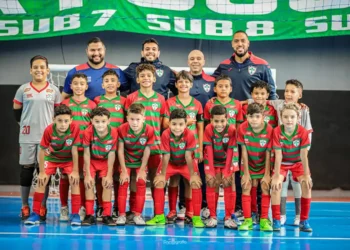 Base da Portuguesa enfrentou o Lauzanne pelo Paulista de Futsal