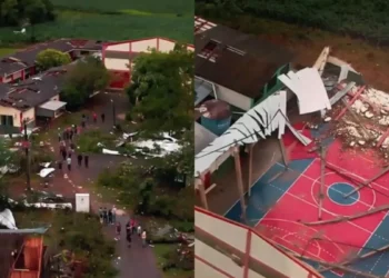Diretora e professores salvam crianças durante tornado em escola de SC
