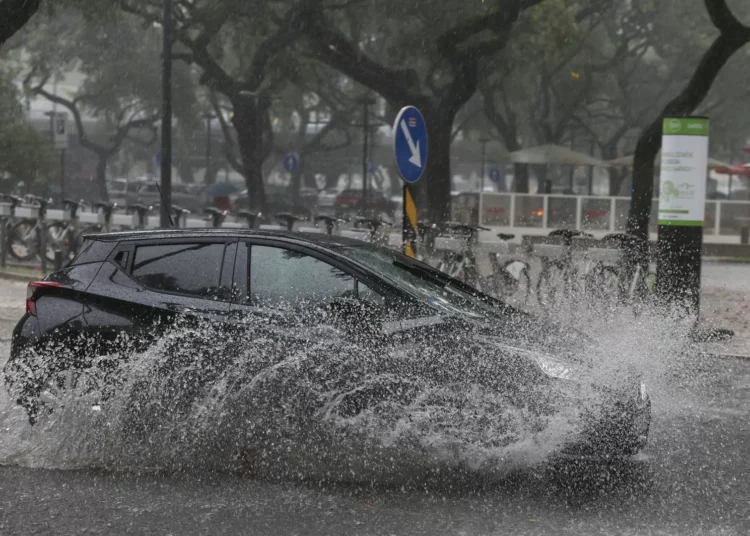 Mau tempo: Câmara de Lisboa apela a que se evitem deslocações desnecessárias