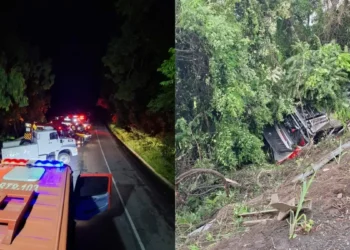 Sobe para quatro o número de mortos em acidente com ônibus na BR-470, em SC
